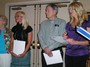 New members Heidi Solimine, Dr. Al Walker, and Jill Peek